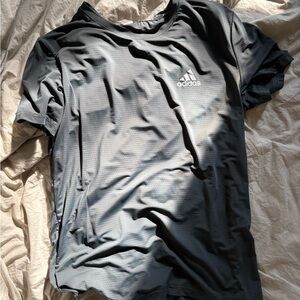 Adidas Men's Charcoal Gray Tee